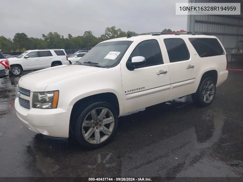 1GNFK16328R194959 2008 Chevrolet Suburban 1500 Ltz