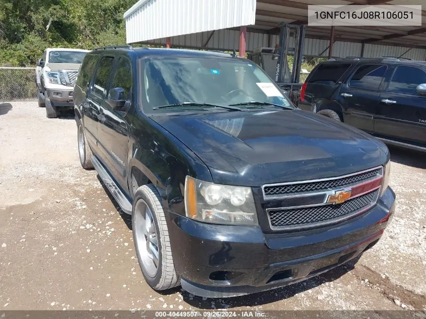 1GNFC16J08R106051 2008 Chevrolet Suburban 1500 Ls