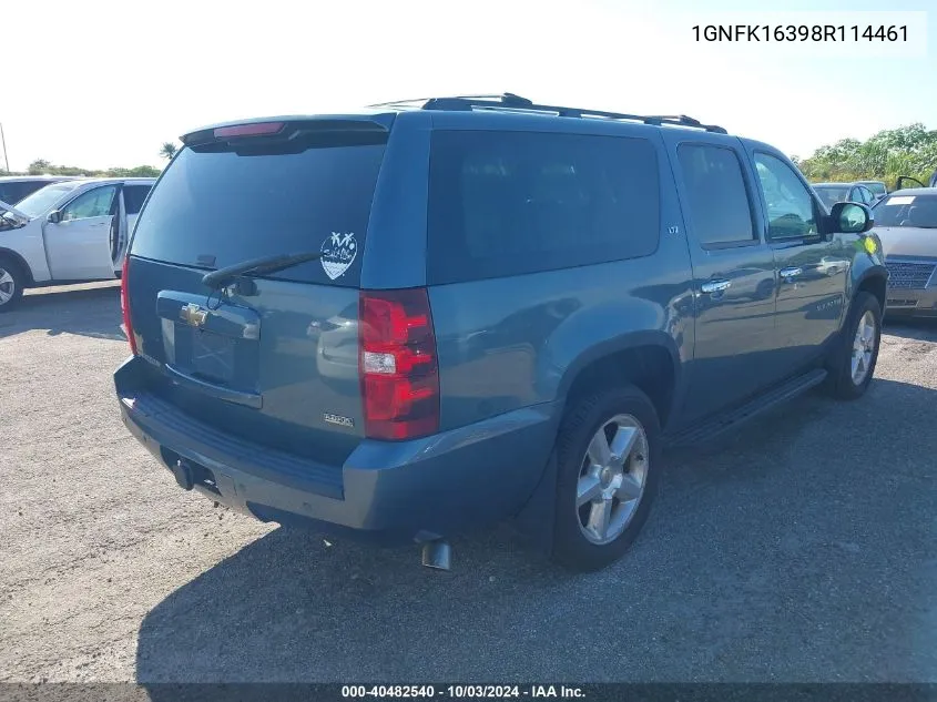 1GNFK16398R114461 2008 Chevrolet Suburban 1500 Ltz