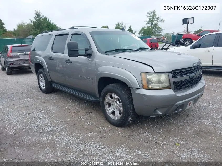 2008 Chevrolet Suburban 1500 Ls VIN: 3GNFK16328G172007 Lot: 40489732