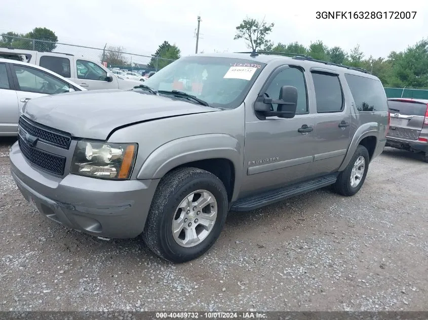 3GNFK16328G172007 2008 Chevrolet Suburban 1500 Ls