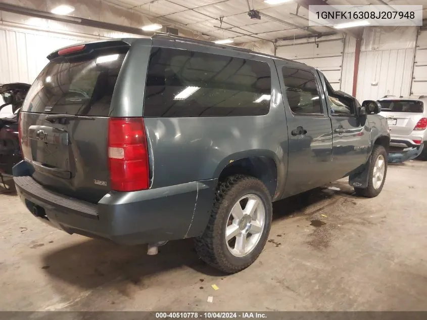 1GNFK16308J207948 2008 Chevrolet Suburban 1500 Lt