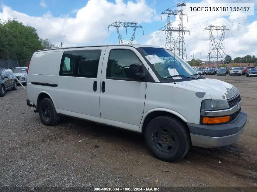 1GCFG15X181156457 2008 Chevrolet Express Work Van