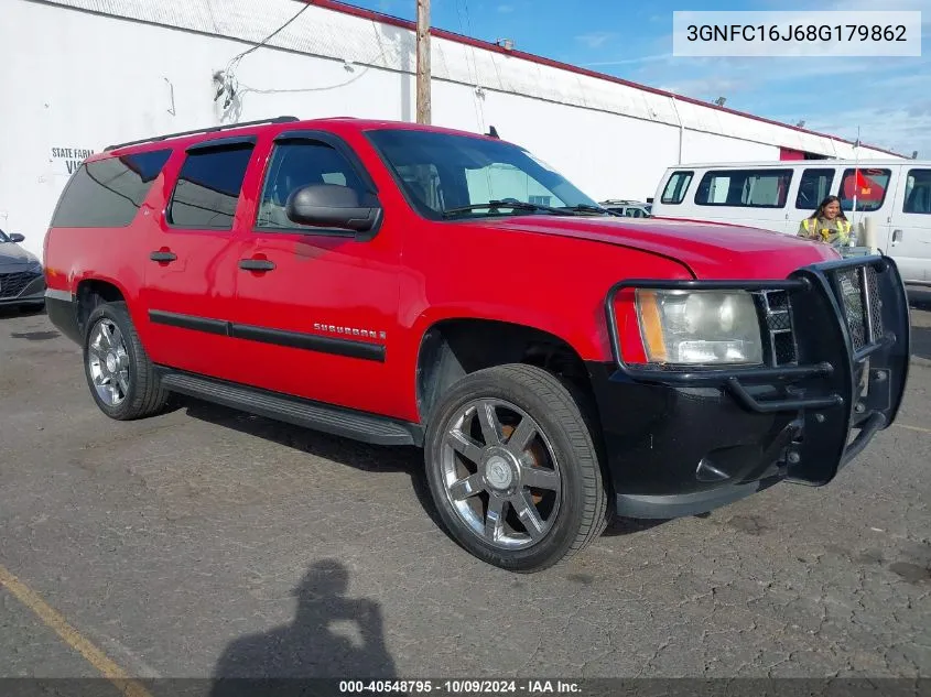 2008 Chevrolet Suburban 1500 Lt VIN: 3GNFC16J68G179862 Lot: 40548795