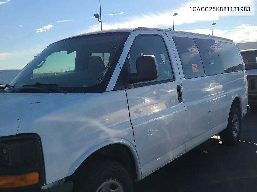 2008 Chevrolet Express G2500 VIN: 1GAGG25K881131983 Lot: 40575208