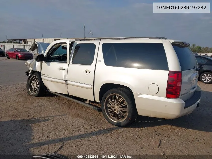 2008 Chevrolet Suburban 1500 Ltz VIN: 1GNFC16028R197282 Lot: 40582996