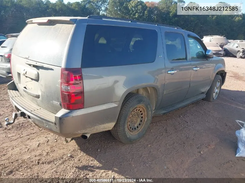 2008 Chevrolet Suburban 1500 Ltz VIN: 1GNFK16348J212585 Lot: 40586611