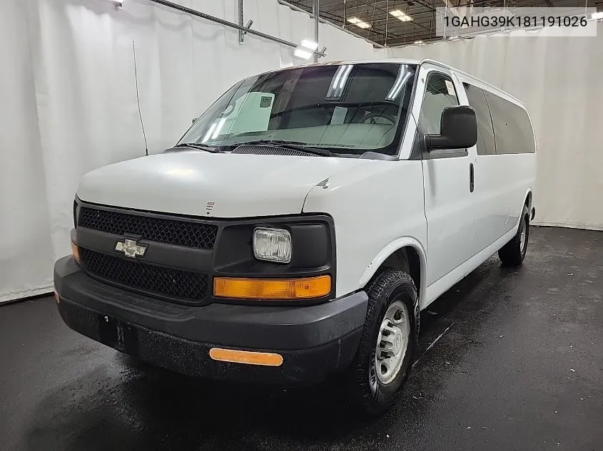 2008 Chevrolet Express Ls VIN: 1GAHG39K181191026 Lot: 40597458