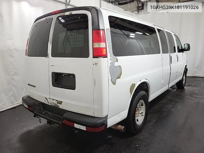 1GAHG39K181191026 2008 Chevrolet Express Ls