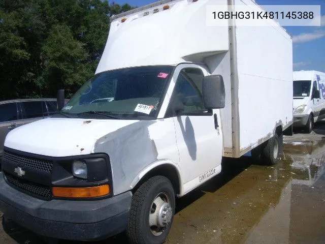 1GBHG31K481145388 2008 Chevrolet Express Cutaway Work Van