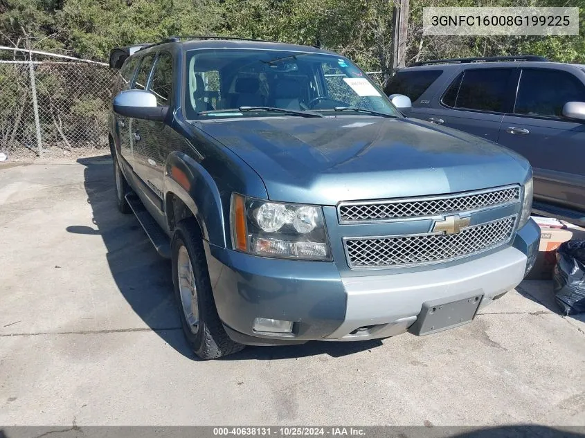 2008 Chevrolet Suburban 1500 Lt VIN: 3GNFC16008G199225 Lot: 40638131