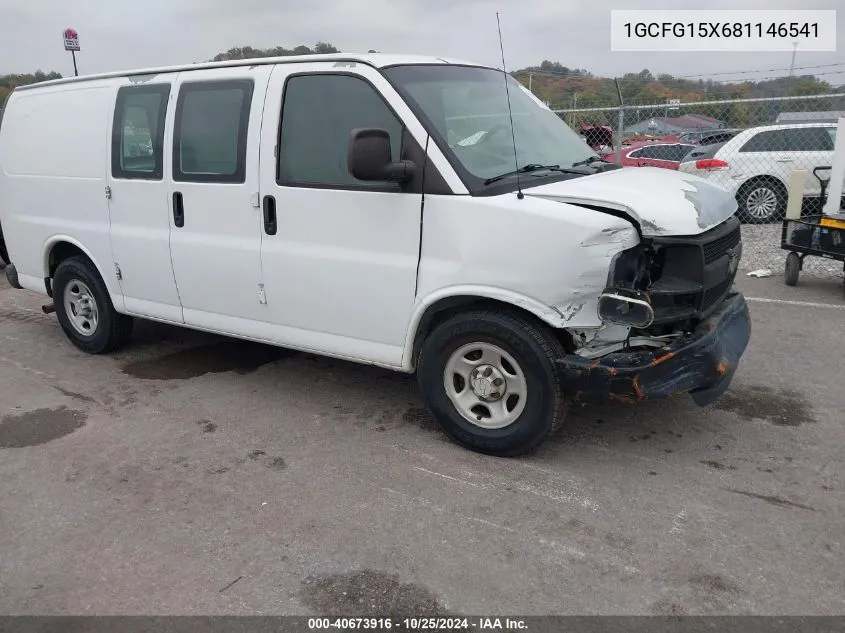 2008 Chevrolet Express Work Van VIN: 1GCFG15X681146541 Lot: 40673916