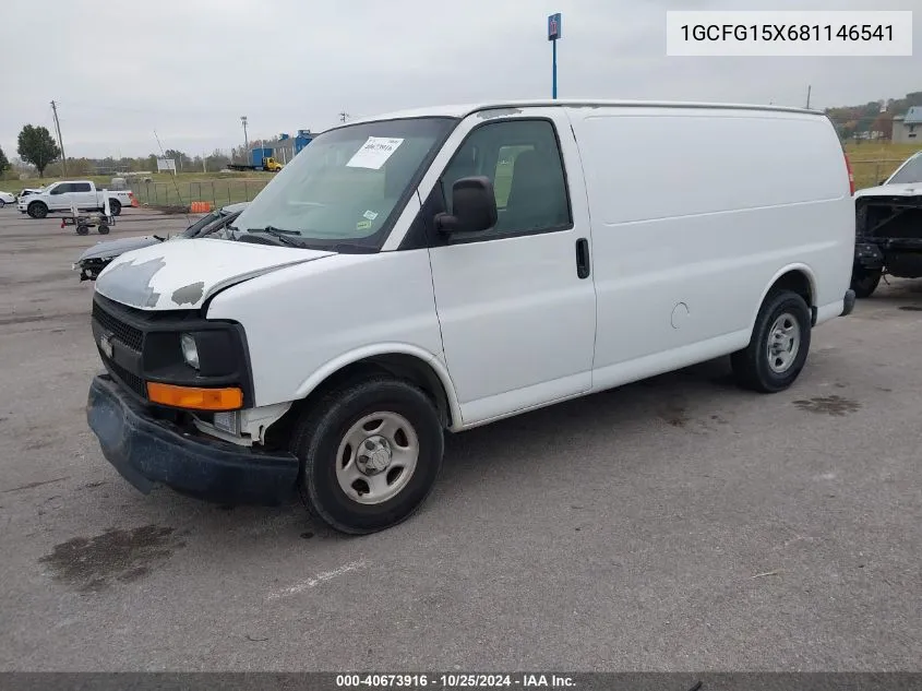 2008 Chevrolet Express Work Van VIN: 1GCFG15X681146541 Lot: 40673916