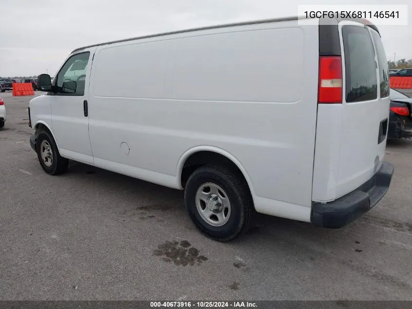 2008 Chevrolet Express Work Van VIN: 1GCFG15X681146541 Lot: 40673916