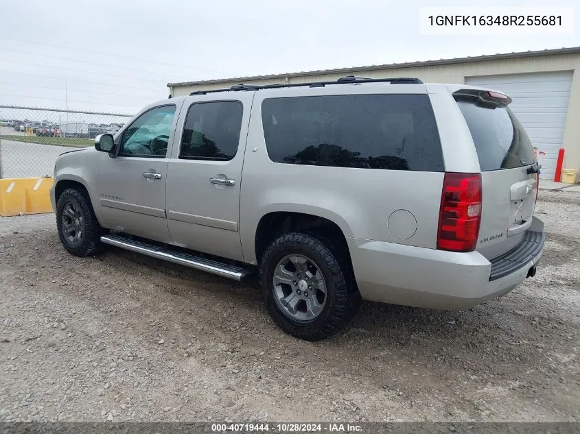 2008 Chevrolet Suburban 1500 Lt VIN: 1GNFK16348R255681 Lot: 40719444