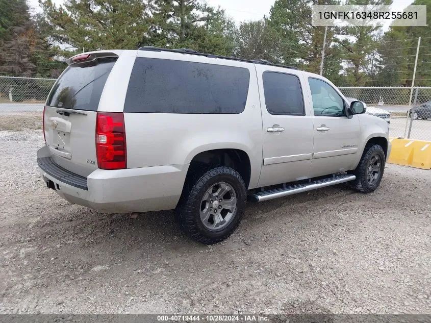 2008 Chevrolet Suburban 1500 Lt VIN: 1GNFK16348R255681 Lot: 40719444