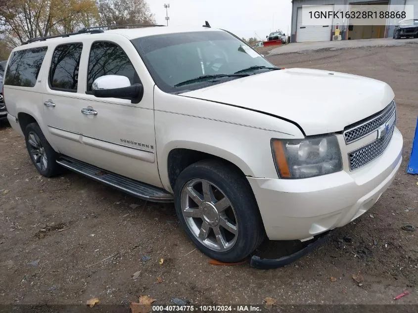 2008 Chevrolet Suburban 1500 Ltz VIN: 1GNFK16328R188868 Lot: 40734775