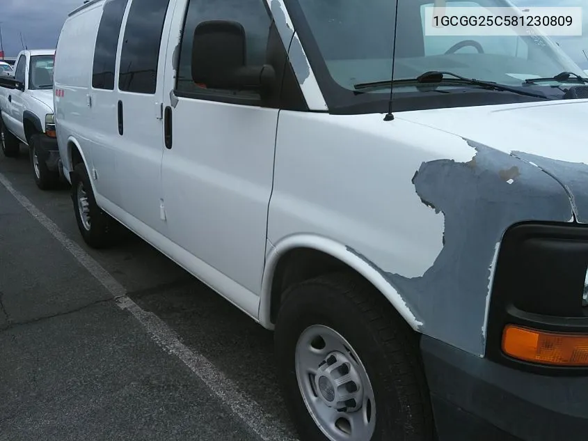 2008 Chevrolet Express G2500 VIN: 1GCGG25C581230809 Lot: 40783352