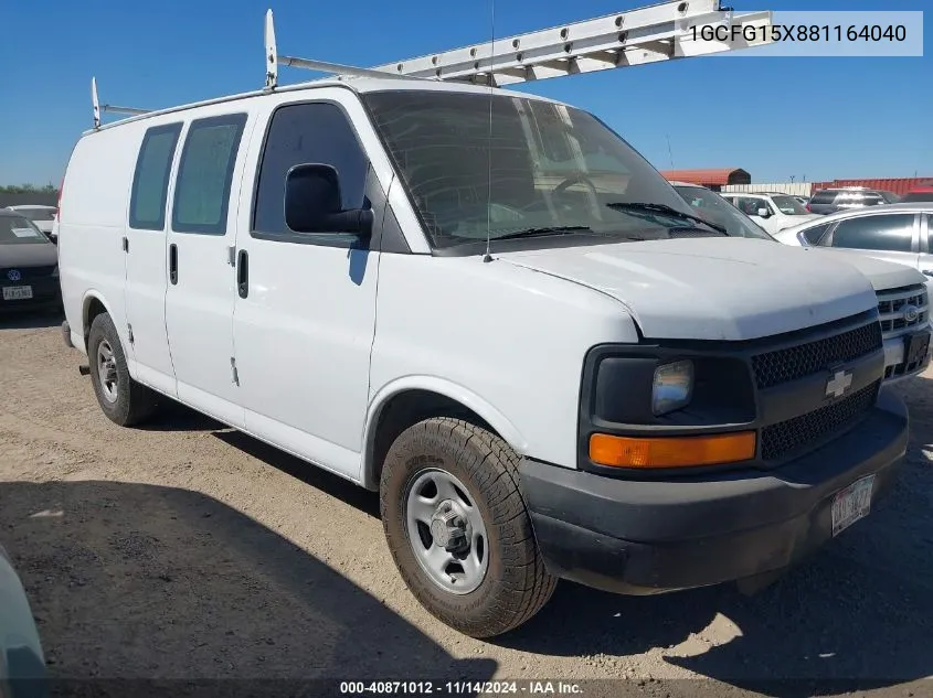 1GCFG15X881164040 2008 Chevrolet Express Work Van