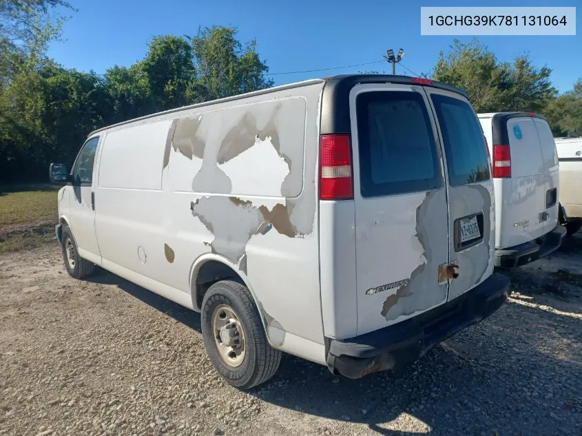 2008 Chevrolet Express G3500 VIN: 1GCHG39K781131064 Lot: 40887141