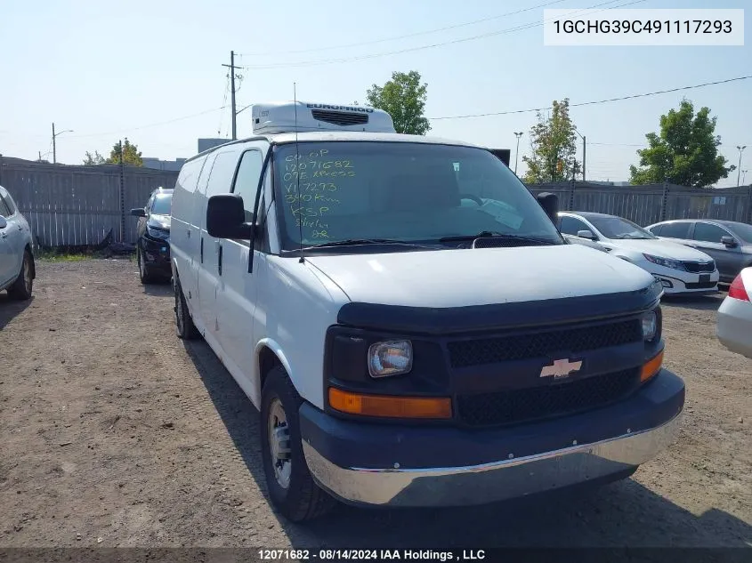 1GCHG39C491117293 2009 Chevrolet Express Cargo Van