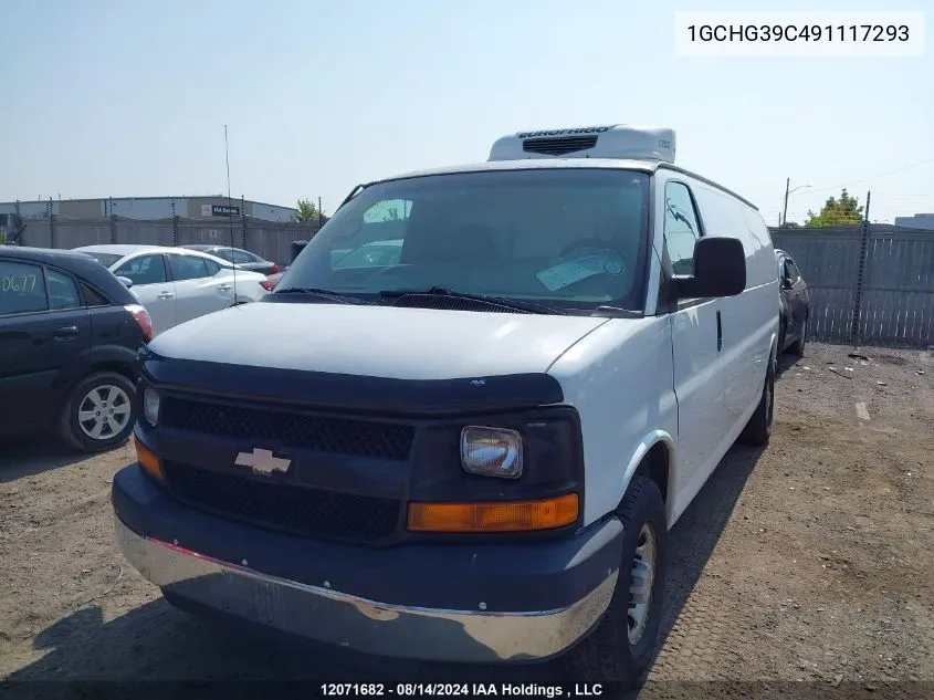 1GCHG39C491117293 2009 Chevrolet Express Cargo Van