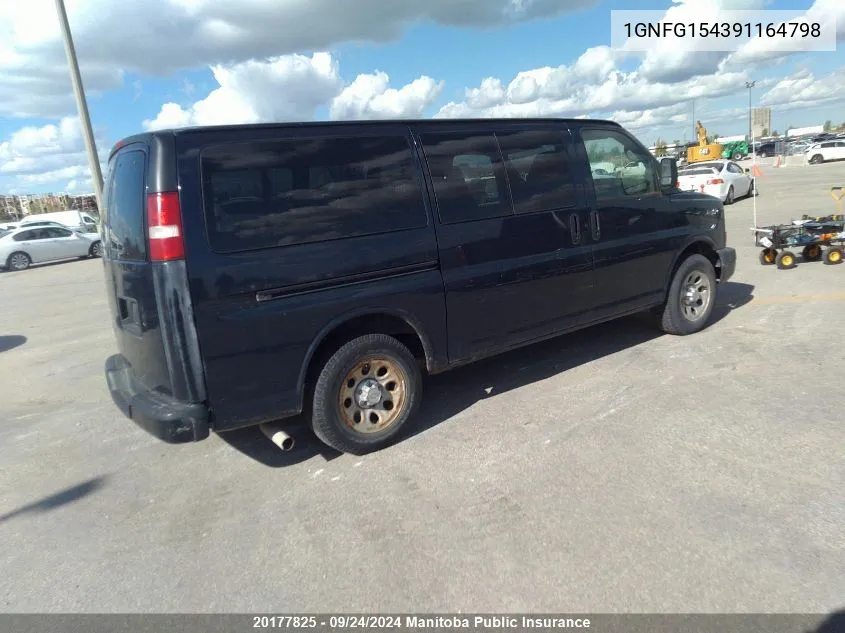 1GNFG154391164798 2009 Chevrolet Express 1500 Ls