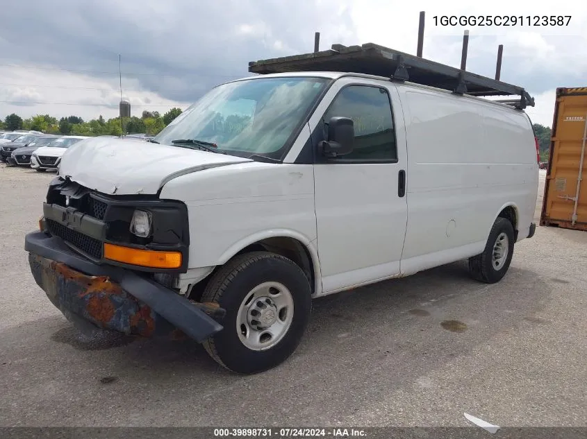 1GCGG25C291123587 2009 Chevrolet Express 2500 Work Van