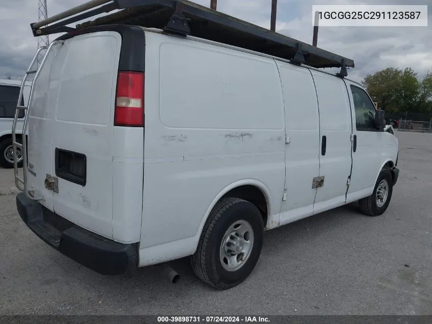 1GCGG25C291123587 2009 Chevrolet Express 2500 Work Van