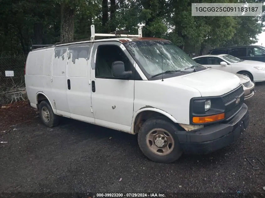 1GCGG25C091183187 2009 Chevrolet Express 2500 Work Van