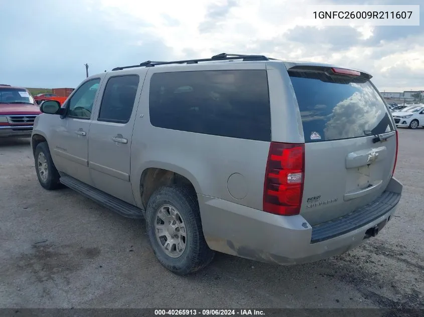 2009 Chevrolet Suburban 1500 Lt2 VIN: 1GNFC26009R211607 Lot: 40265913