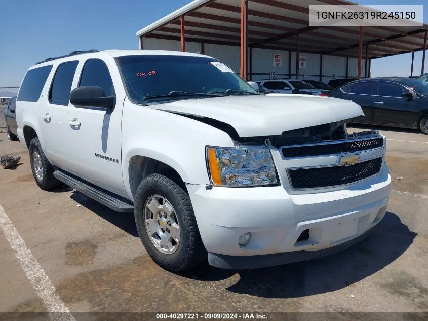 1GNFK26319R245150 2009 Chevrolet Suburban 1500 Lt2