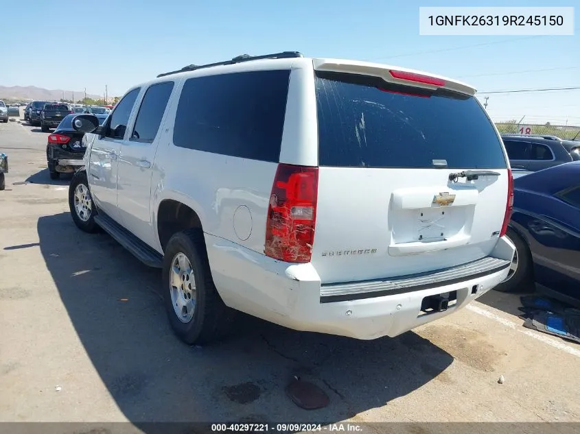 2009 Chevrolet Suburban 1500 Lt2 VIN: 1GNFK26319R245150 Lot: 40297221