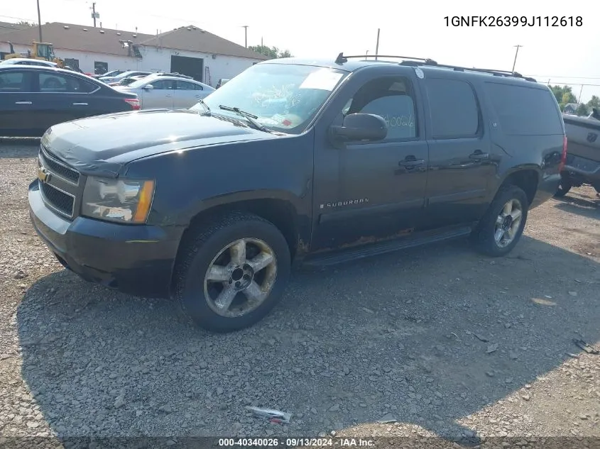 2009 Chevrolet Suburban 1500 Lt2 VIN: 1GNFK26399J112618 Lot: 40340026