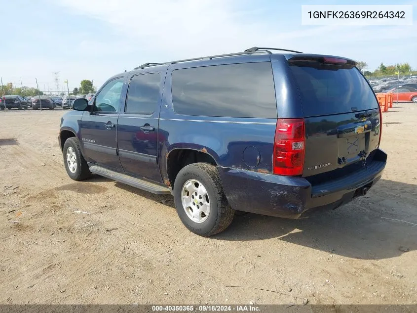 1GNFK26369R264342 2009 Chevrolet Suburban 1500 Lt1