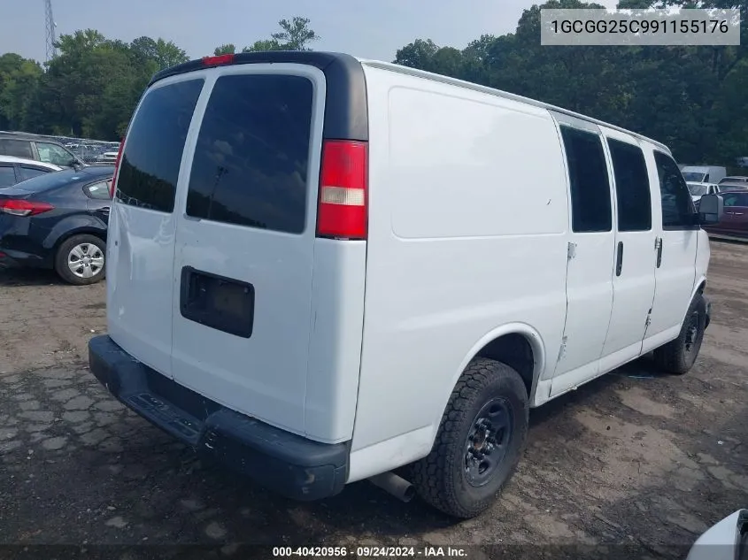 2009 Chevrolet Express G2500 VIN: 1GCGG25C991155176 Lot: 40420956