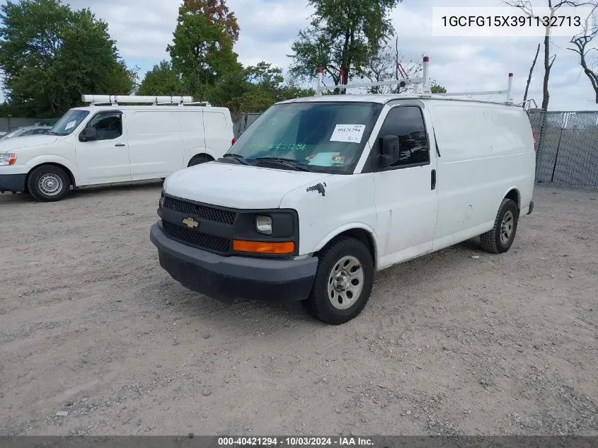 2009 Chevrolet Express 1500 Work Van VIN: 1GCFG15X391132713 Lot: 40421294