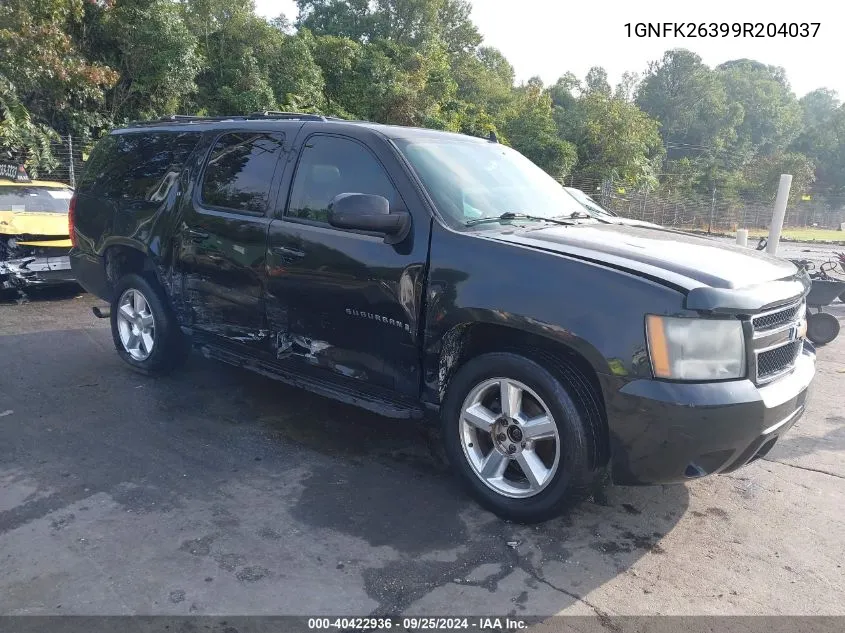 1GNFK26399R204037 2009 Chevrolet Suburban 1500 Lt2