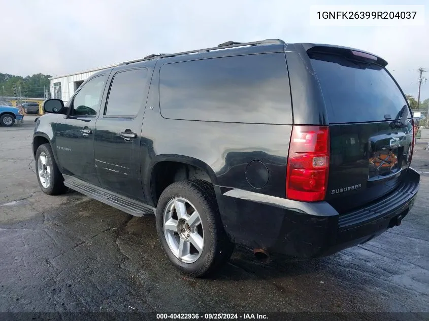 1GNFK26399R204037 2009 Chevrolet Suburban 1500 Lt2