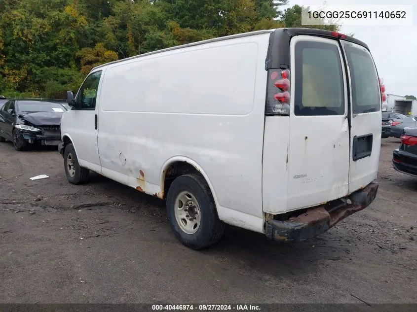 2009 Chevrolet Express 2500 Work Van VIN: 1GCGG25C691140652 Lot: 40446974