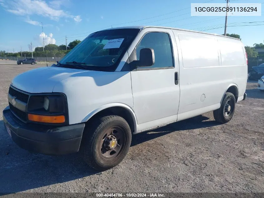 2009 Chevrolet Express 2500 Work Van VIN: 1GCGG25C891136294 Lot: 40454786