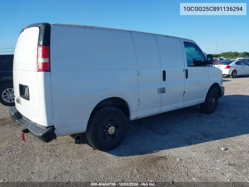 2009 Chevrolet Express 2500 Work Van VIN: 1GCGG25C891136294 Lot: 40454786