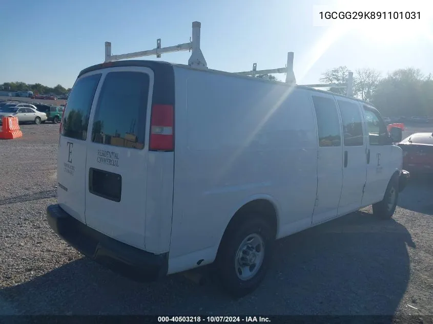 1GCGG29K891101031 2009 Chevrolet Express G2500