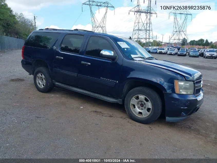 2009 Chevrolet Suburban 1500 Lt2 VIN: 1GNFK26389R235876 Lot: 40515931