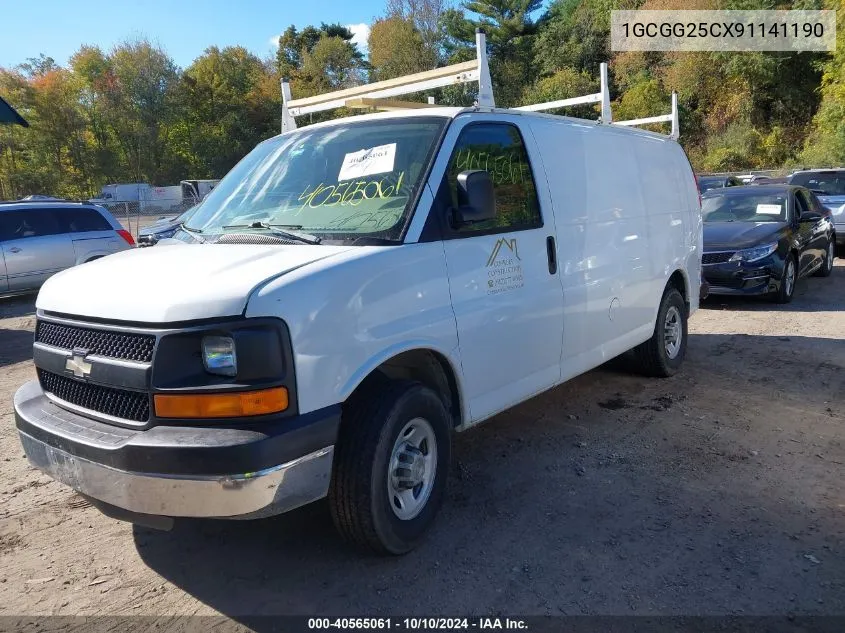 2009 Chevrolet Express 2500 Work Van VIN: 1GCGG25CX91141190 Lot: 40565061