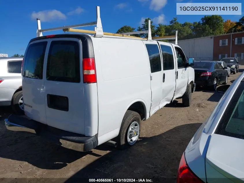 2009 Chevrolet Express 2500 Work Van VIN: 1GCGG25CX91141190 Lot: 40565061