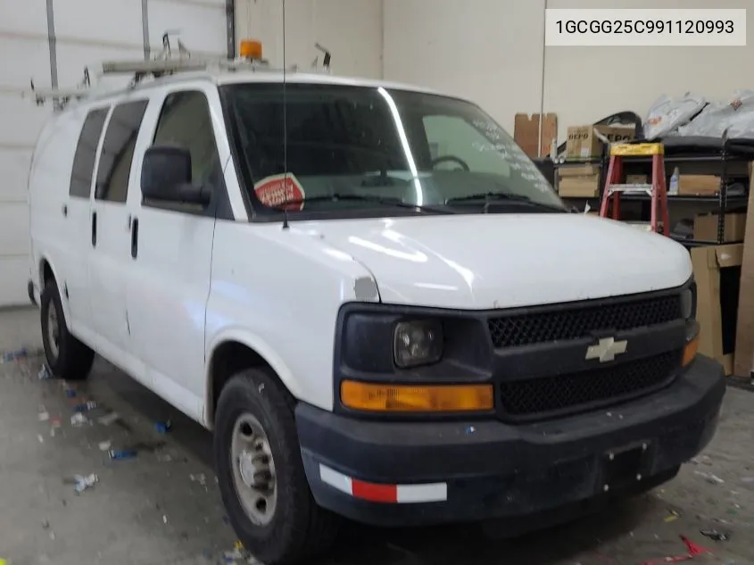 2009 Chevrolet Express G2500 VIN: 1GCGG25C991120993 Lot: 40572158