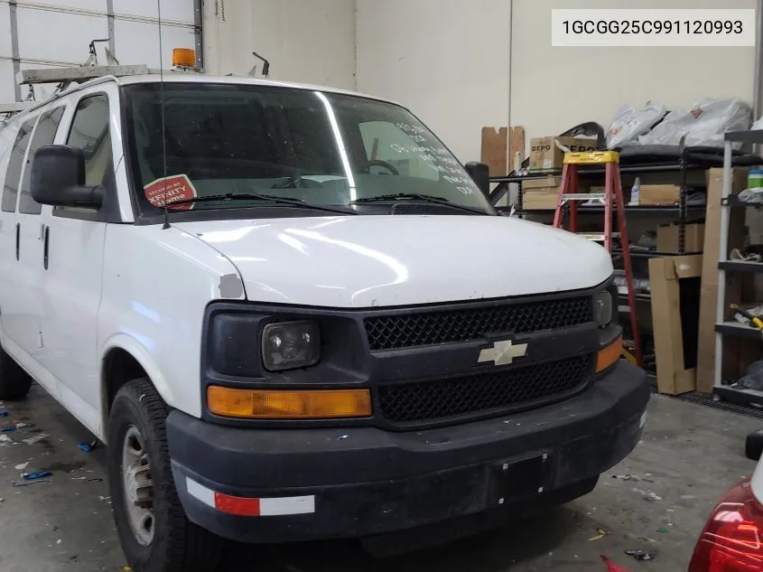 2009 Chevrolet Express G2500 VIN: 1GCGG25C991120993 Lot: 40572158