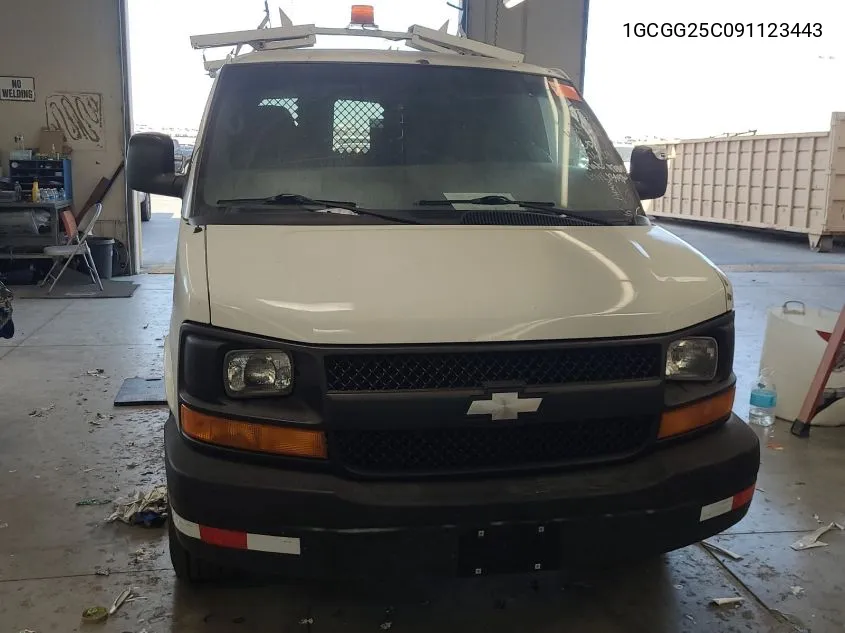 2009 Chevrolet Express 2500 Work Van VIN: 1GCGG25C091123443 Lot: 40574184