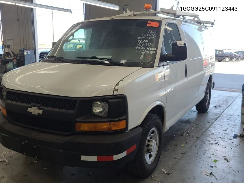 1GCGG25C091123443 2009 Chevrolet Express 2500 Work Van